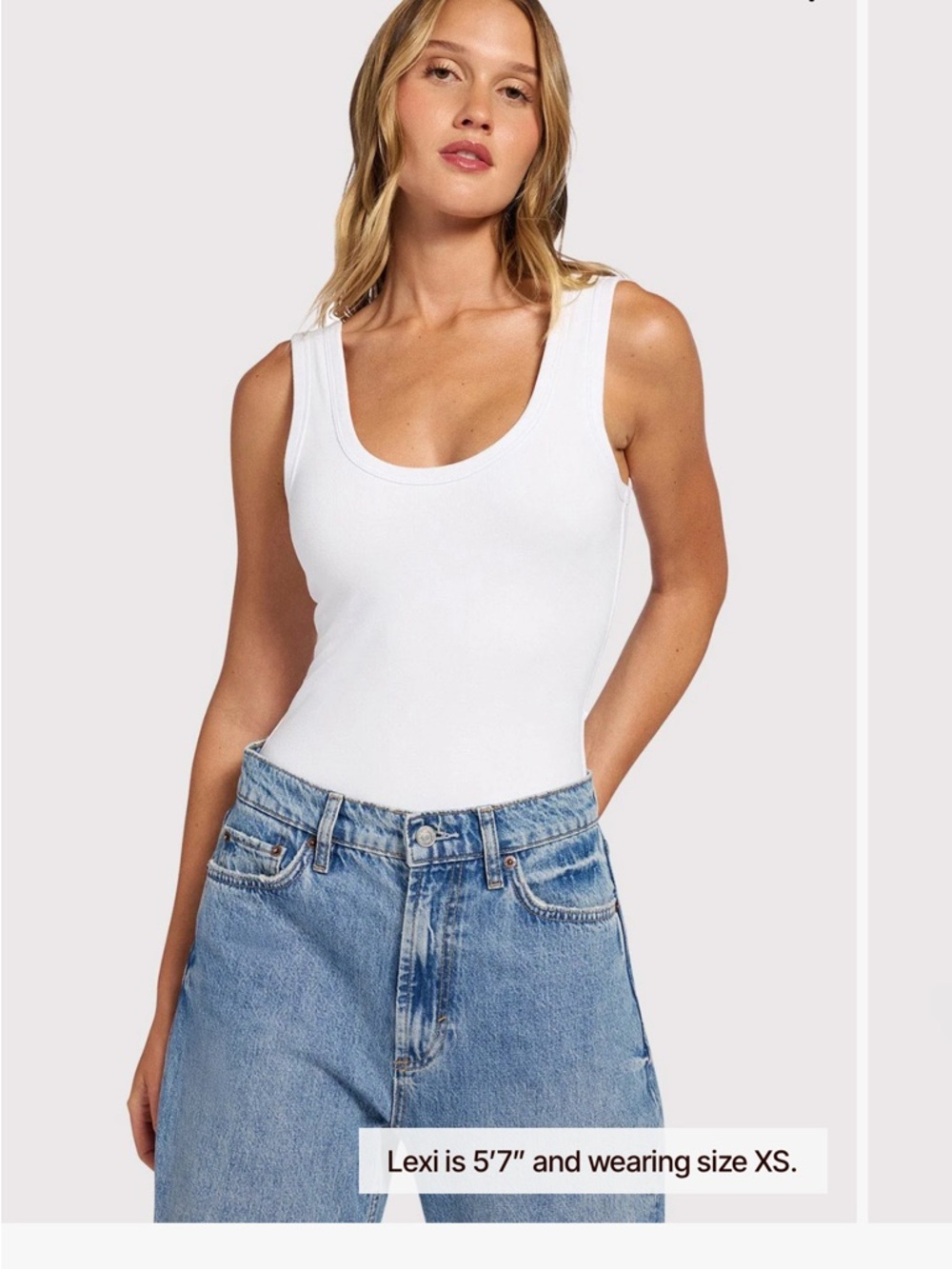 Nuuds Seamless scoop neck bodysuit
